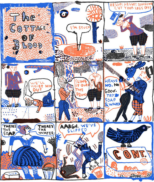 Artist John Broadley drawings