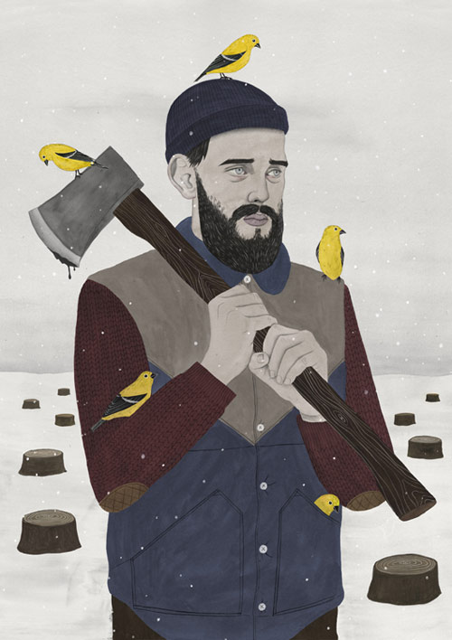 Illustrator Paul X Johnson illustrations