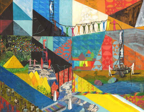 Artist Brandi Strickland collage