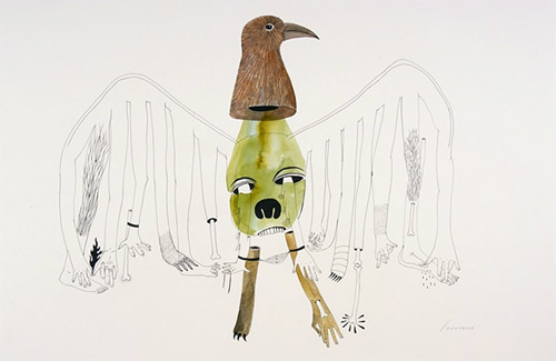 Drawings by artist Erik Jerezano