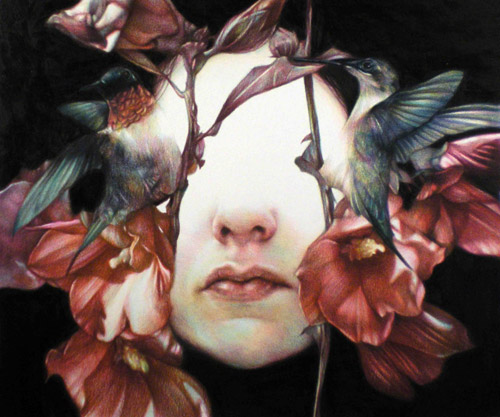 Coloured pencil crayon drawings by artist Marco Mazzoni