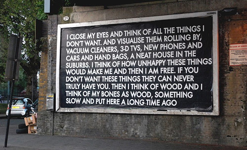 Artist Robert Montgomery