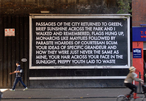 Artist Robert Montgomery