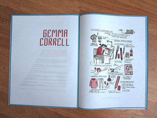Wrap paper magazine illustration publication