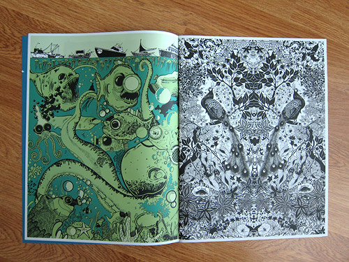 Wrap paper magazine illustration publication