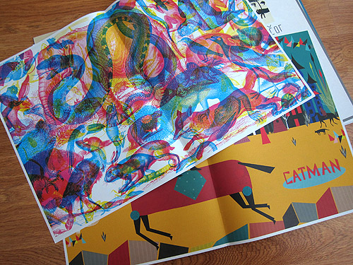 Wrap paper magazine illustration publication