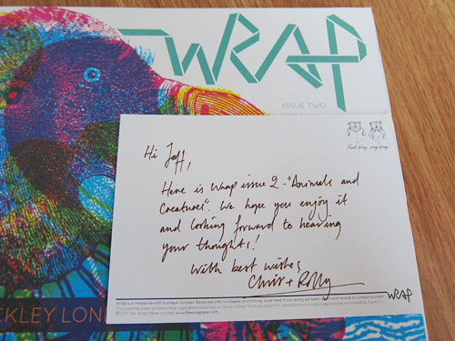 Wrap paper magazine illustration publication