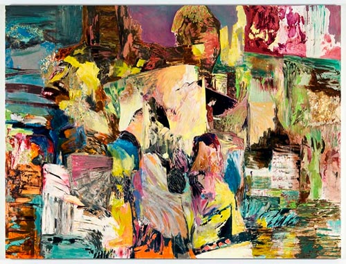 Artist painter Hernan Bas paintings
