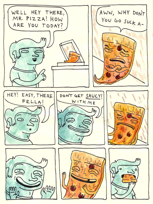 Comic artist Sean Clark