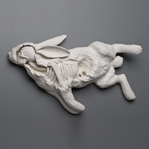Porcelain sculptures by Kate MacDowell