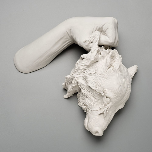 Porcelain sculptures by Kate MacDowell