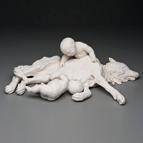 Porcelain sculptures by Kate MacDowell