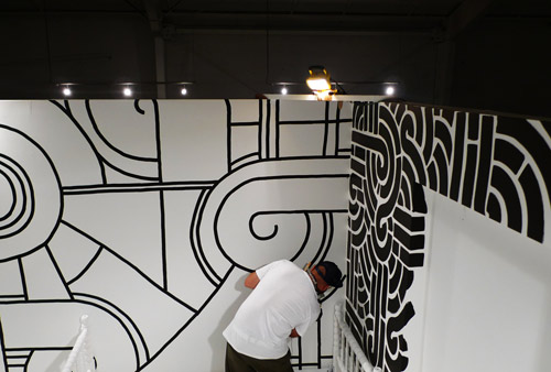 Aaron De La Cruz long walk home art show loft in space hawaii