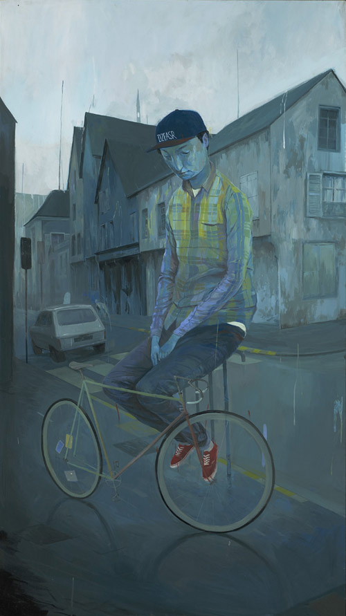 Artist painter Andrew Hem paintings four