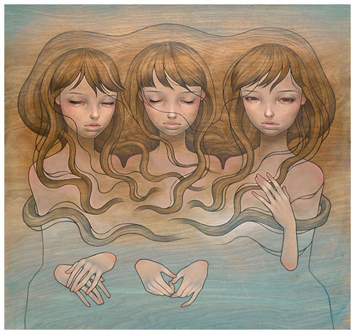 Artist painter Audrey Kawasaki paintings