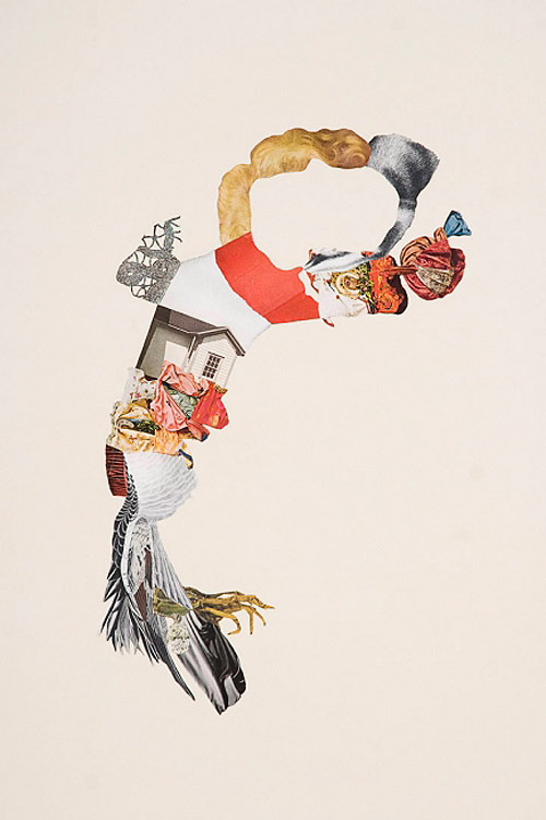 Collages by artist erika lawlor schmidt