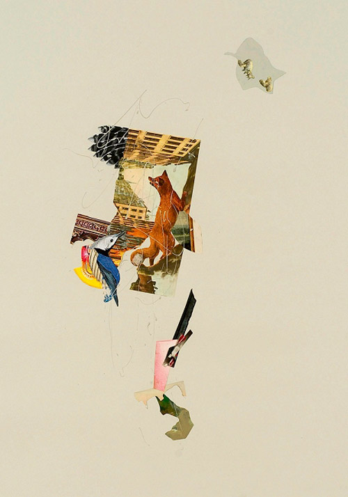 Collages by artist erika lawlor schmidt