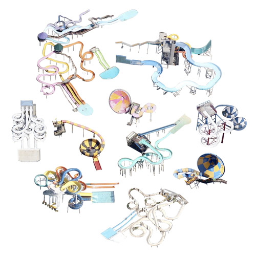 Satellite Collections by artist Jenny Odell collected from Google satellite view