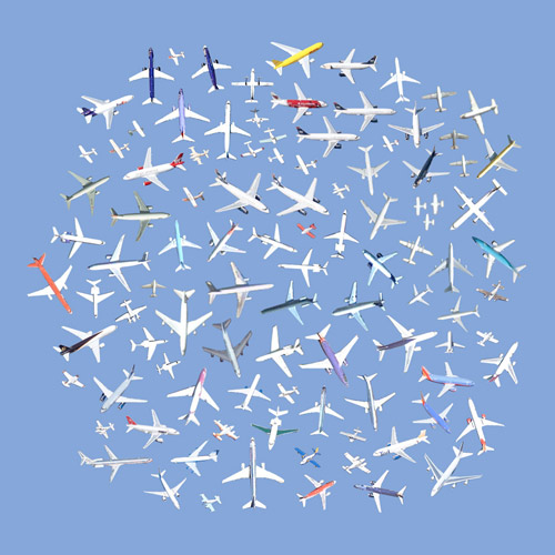 Satellite Collections by artist Jenny Odell collected from Google satellite view