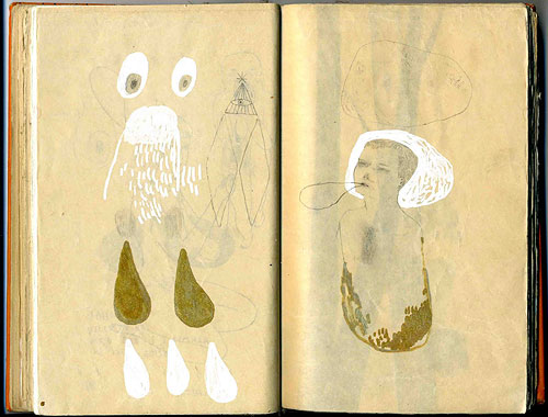 Drawings by artist Julia Selin