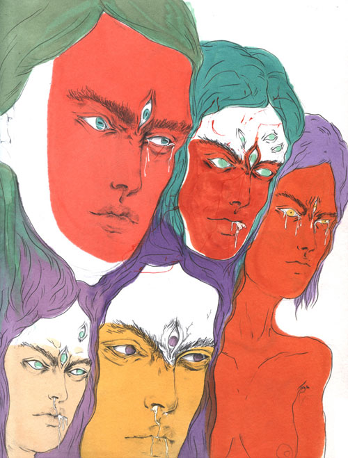 Drawings by artist Lauren Albert