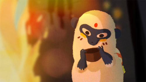 Little Monkey animation by Delphine Dussoubs