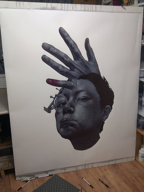 Drawings by artist Spunky Zoe