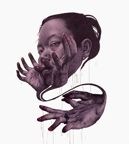 Drawings by artist Spunky Zoe