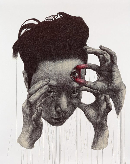 Drawings by artist Spunky Zoe