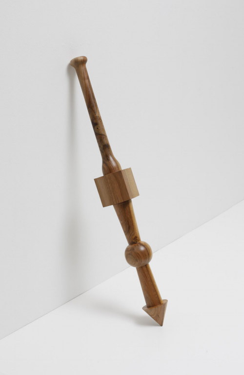 Baseball bats by artist Vincent Kohler turnaround sculptures