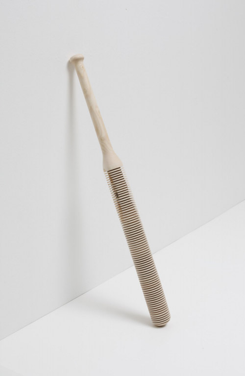 Baseball bats by artist Vincent Kohler turnaround sculptures