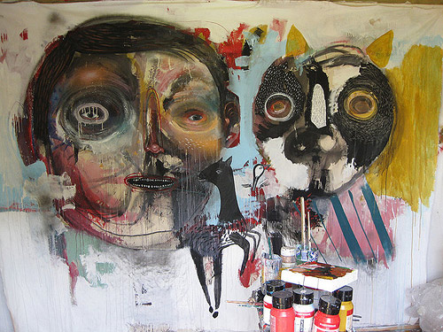 Artist painter Collin van der Sluijs