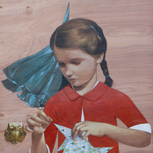 Homeroom show at Subtext Gallery - reinterpreting childhood drawings