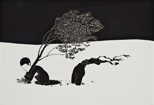 Artist Daehyun Kim Moonassi drawings