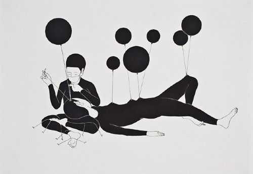 Artist Daehyun Kim Moonassi drawings