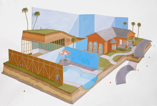 Drawings by artist Joseph Phillips