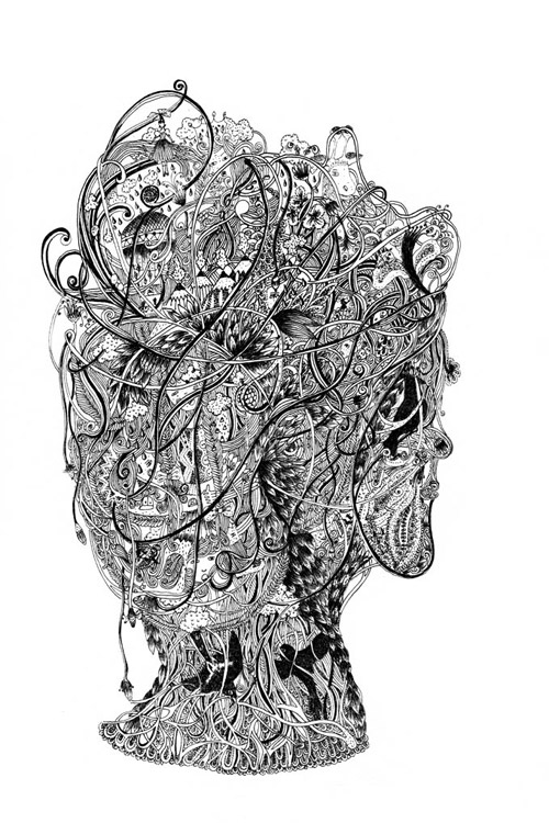 Drawings by artist Melissa Murillo meyoko
