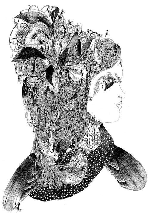 Drawings by artist Melissa Murillo meyoko