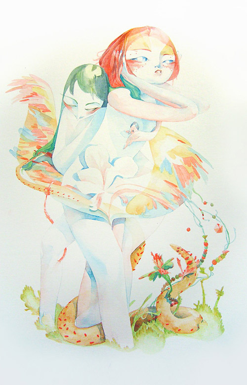 Artist illustrator Veronique Meignaud