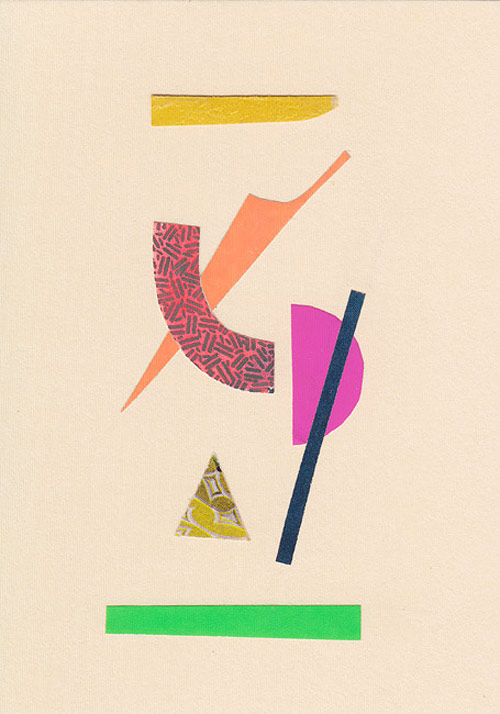 Collage studies by artist Chad Kouri