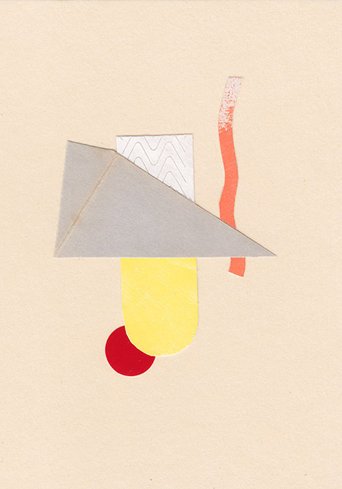 Collage studies by artist Chad Kouri
