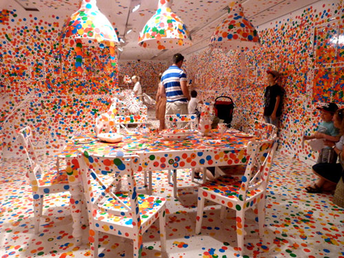 The Obliteration Room by artist Yayoi Kusama