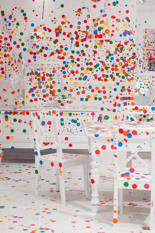 The Obliteration Room by artist Yayoi Kusama