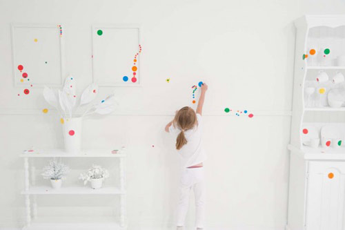 The Obliteration Room by artist Yayoi Kusama