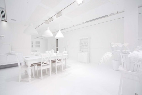 The Obliteration Room by artist Yayoi Kusama