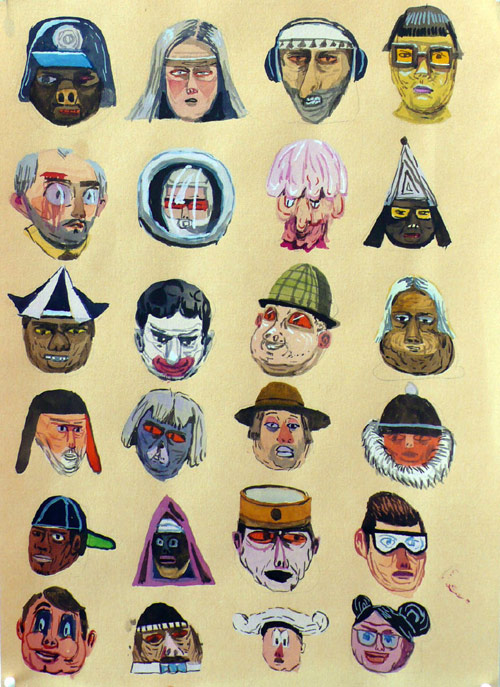drawings by Artist Charlie Roberts