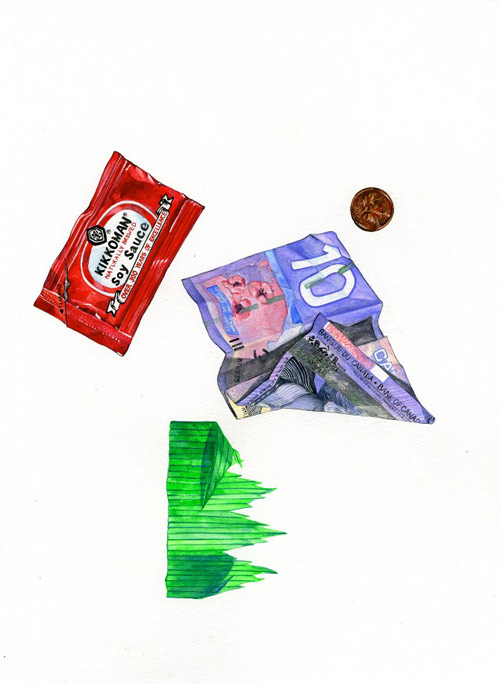 Drawings by Vancouver based artist Janice Wu
