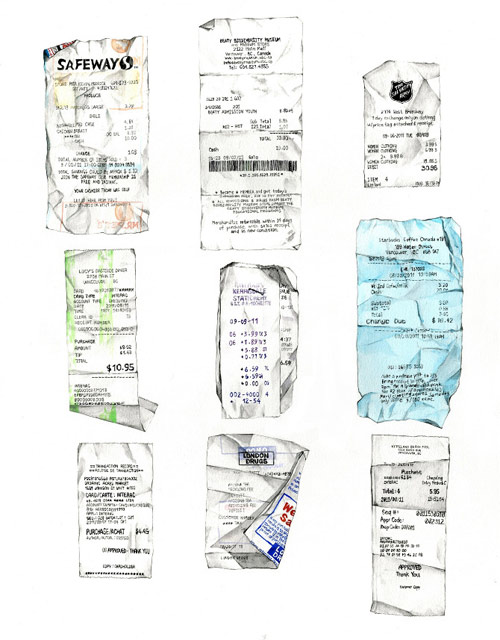 Drawings by Vancouver based artist Janice Wu