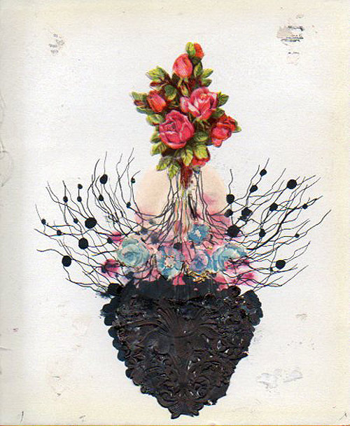 Artist Jenny Brown drawings collages