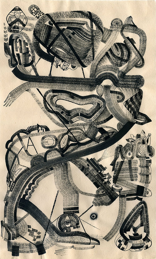Drawings by artist Robert Hardgrave
